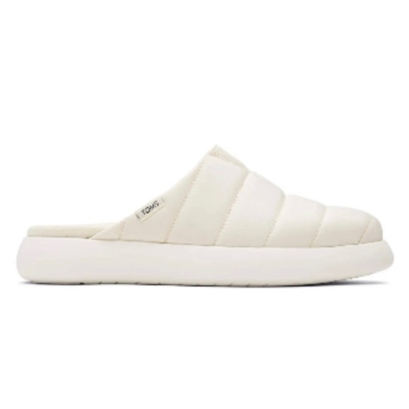 TOMS Alpargata Mallow Mule in Beige and White NWT women’s Size 8.5 - Picture 5 of 7